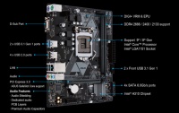 ASUS PRIME H310M-F DDR4 2666MHz VGA 1151p8